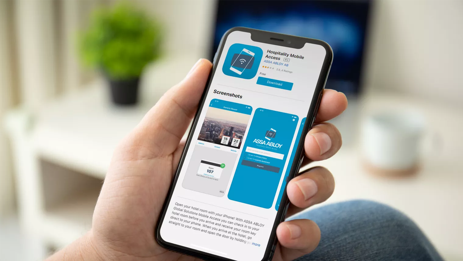 Aplikácia Vingcard Mobile Access